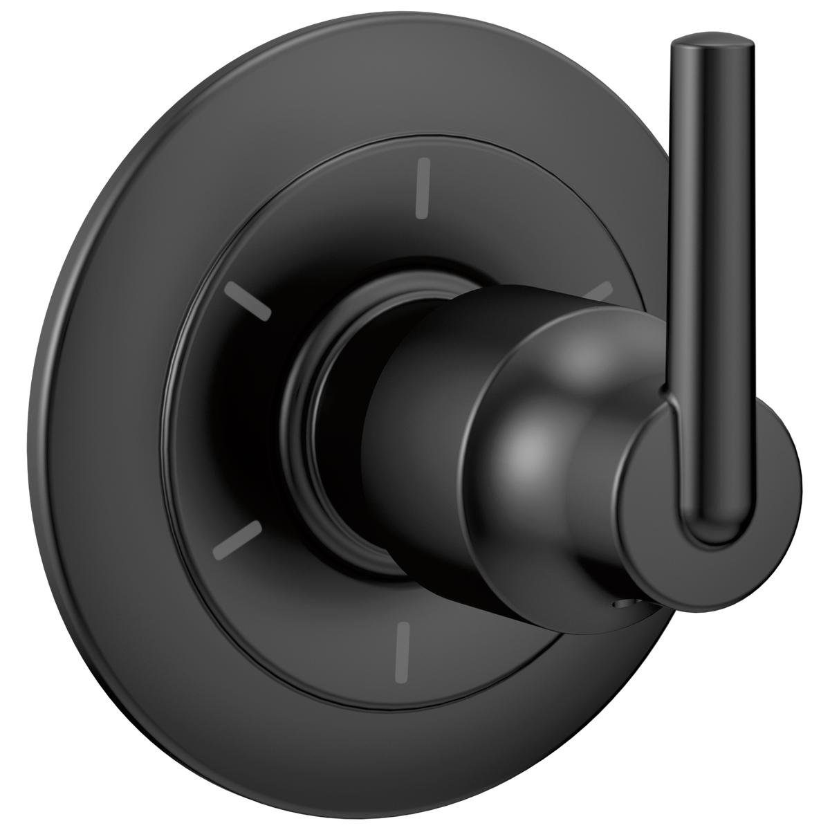 Delta Trinsic 0.5-in Matte Black Universal Bathtub/Shower Diverter Trim, 2.5-in Length