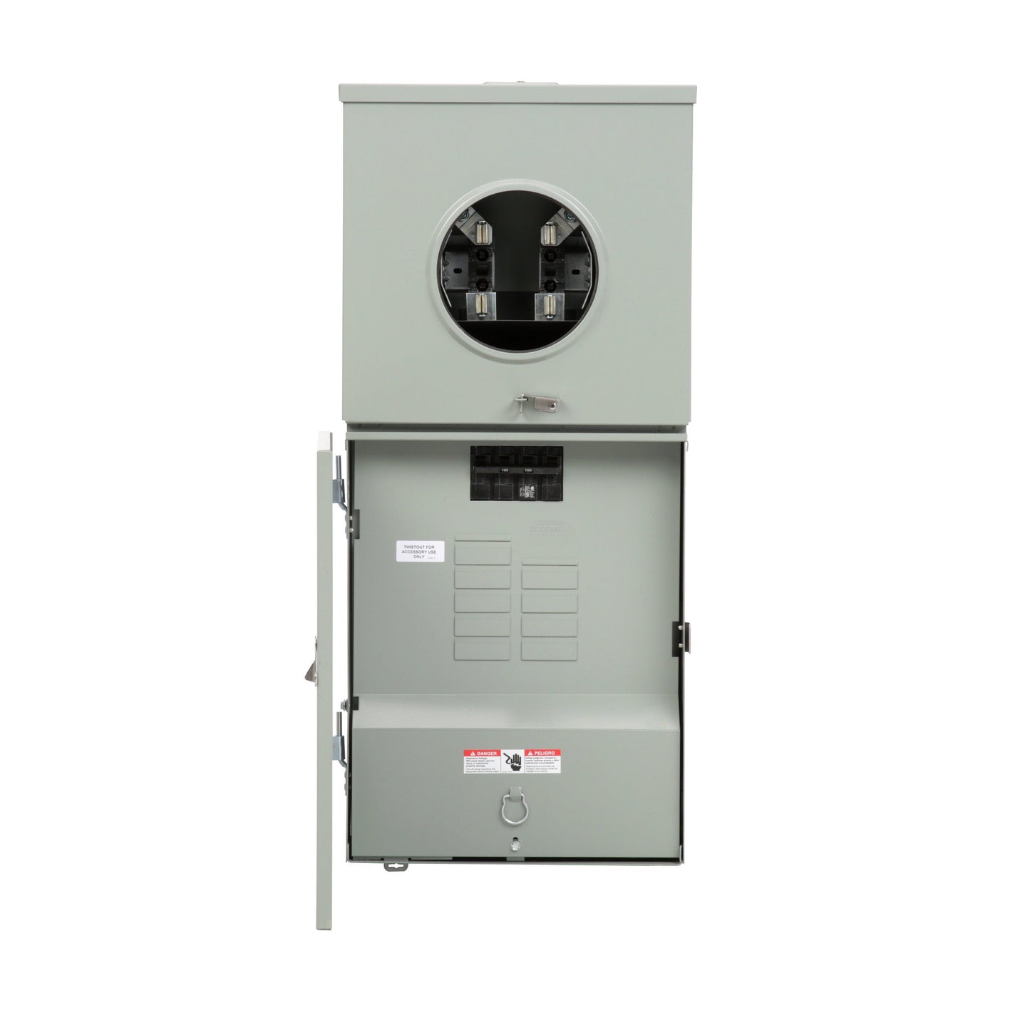 Siemens Siemens 150-Amp 8-space load center - angle view