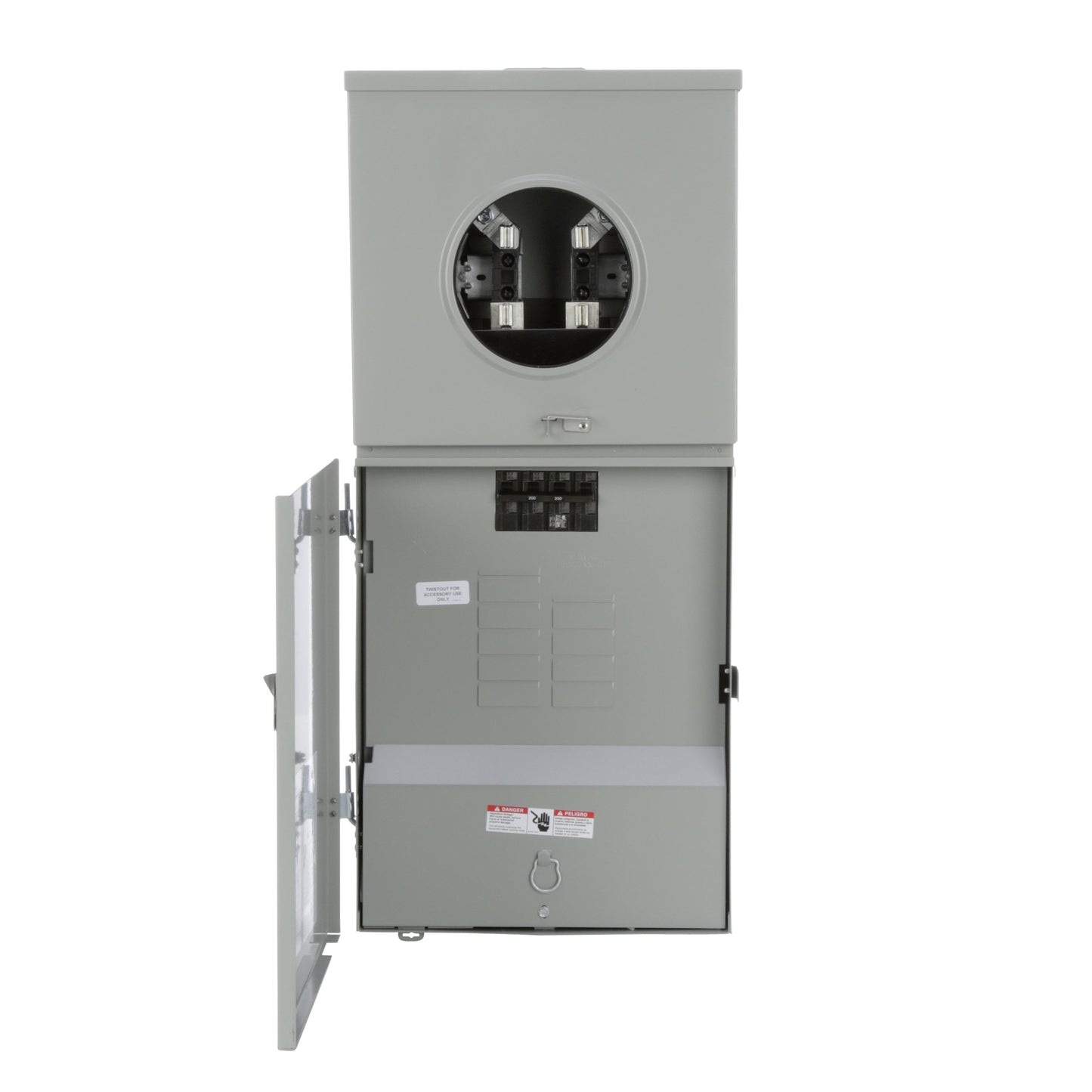 Siemens Siemens 200-Amp 8-space load center - angle view