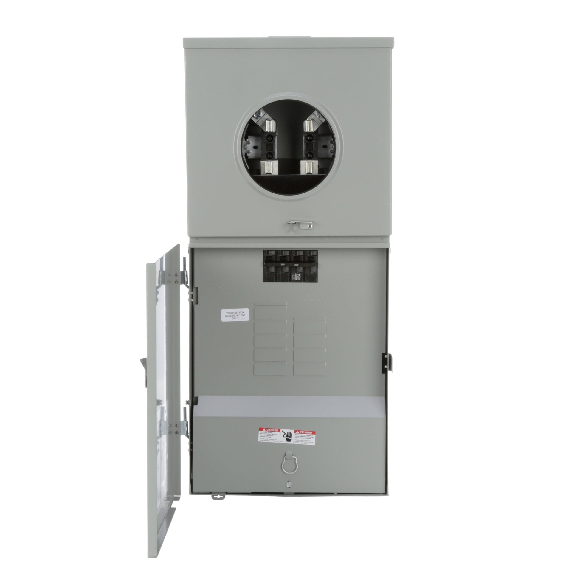 Siemens Siemens 200-Amp 8-space load center - angle view