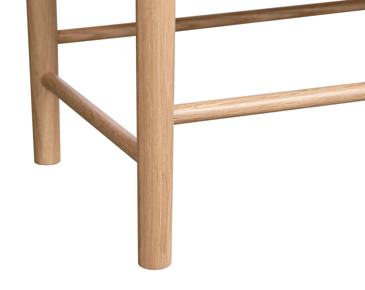 Natural Oak Contemporary/Modern Wood Media Cabinet