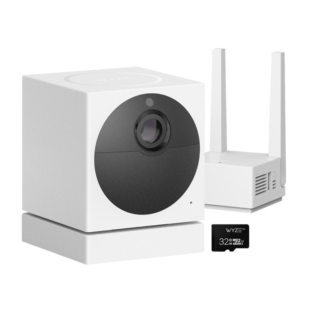 Wireless Outdoor Surveillance Camera Plus MicroSD Card Includes Base Station - Super Arbor