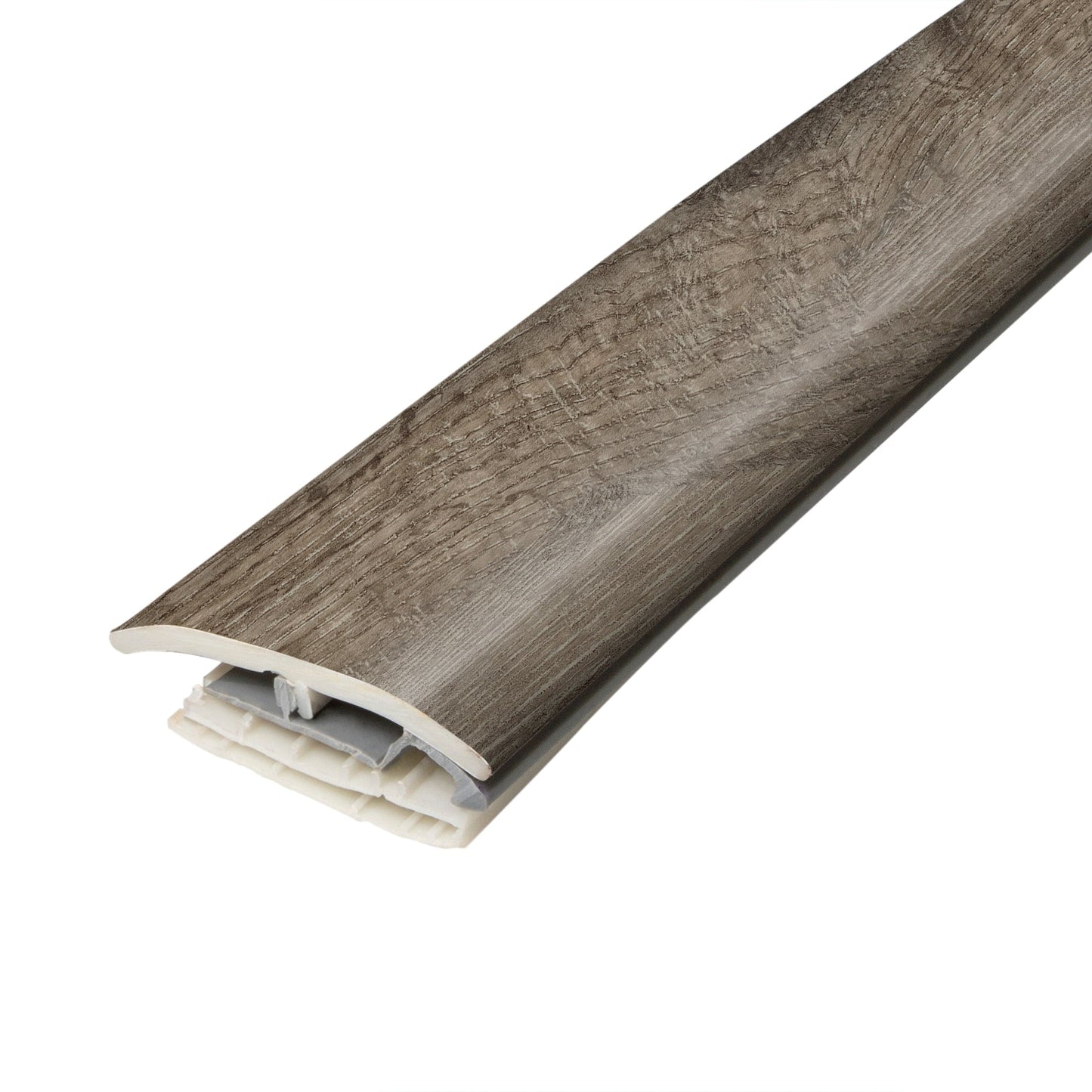 SimpleSolutions Elite Dimming Sky Oak 3-in x 86-in Vinyl Floor 4-in-1 Moulding