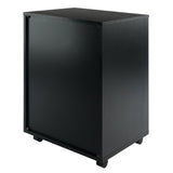 Winsome Wood Halifax Black 5-Drawer 19.21-in File Cabinet