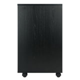 Winsome Wood Halifax Black 5-Drawer 19.21-in File Cabinet