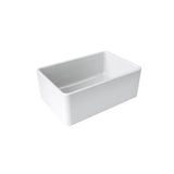La Toscana Farmhouse Apron-Front Fireclay 27 in. Single Basin Kitchen Sink in White