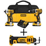 20-Volt Max Lithium-Ion Cordless Combo Kit (10-Tool) w/ (2) Batteries 2.0Ah, Charger & Tool Bag - Super Arbor