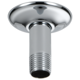 Delta 0.5-in Chrome Universal Shower Arm and Flange, 3-in Ceiling-Mount