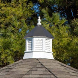 YardCraft Select 22-in x 27-in White/Bronze Roof Vinyl Cupola with Aluminum Roof