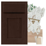 Diamond Express Jamestown 33-in W x 34.5-in H x 24-in D Thatch Partial Overlay 1-Drawer Base Fully Assembled Plywood Cabinet (Recessed Panel Shaker Style)