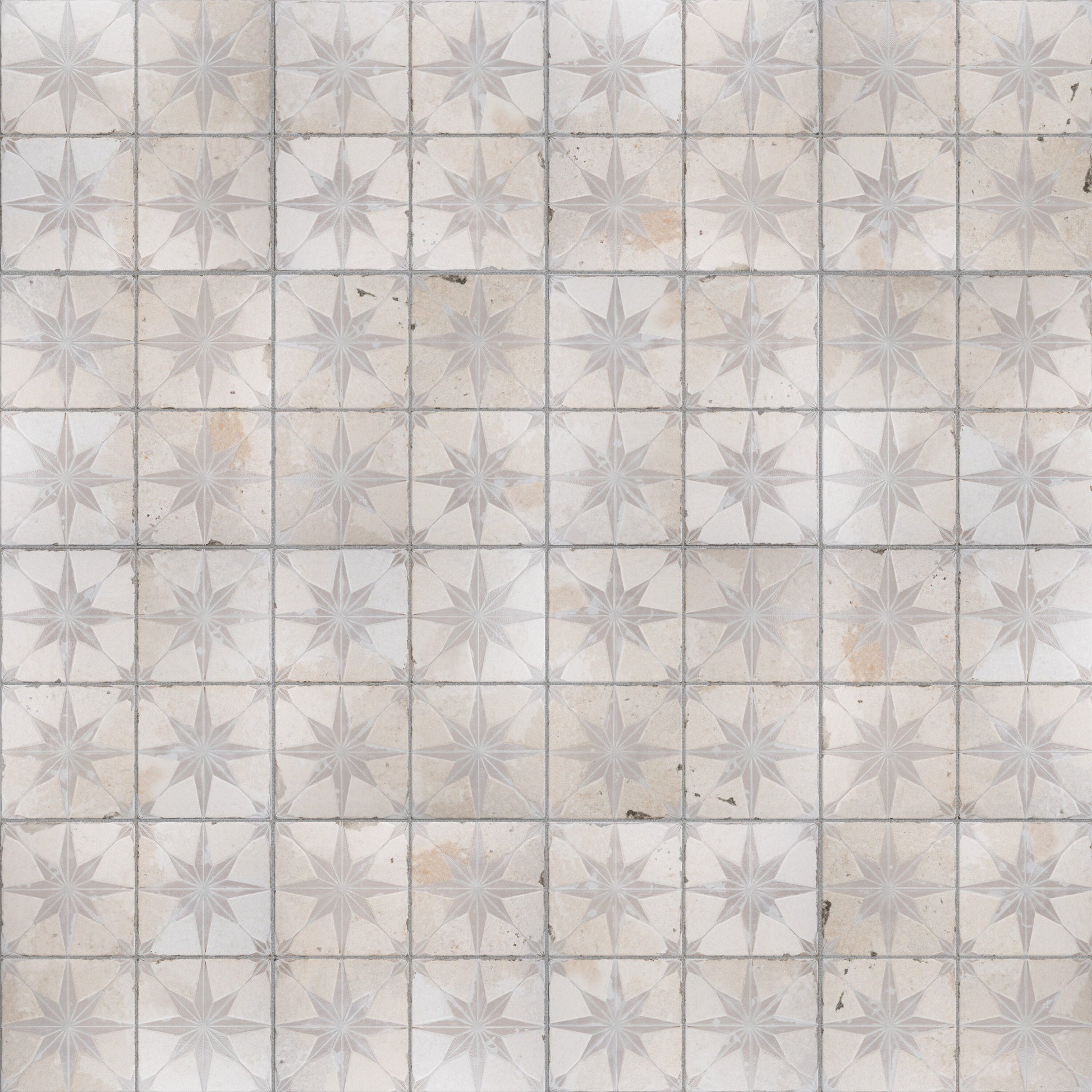 Affinity Tile Kings Star Luxe White 18-in x 18-in Multi-finish Ceramic Patterned Floor and Wall Tile product image