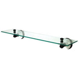 Kingston Brass Victorian Polished Chrome 1-Tier Brass Wall Mount Bathroom Shelf