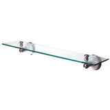 Kingston Brass Victorian Polished Chrome 1-Tier Brass Wall Mount Bathroom Shelf