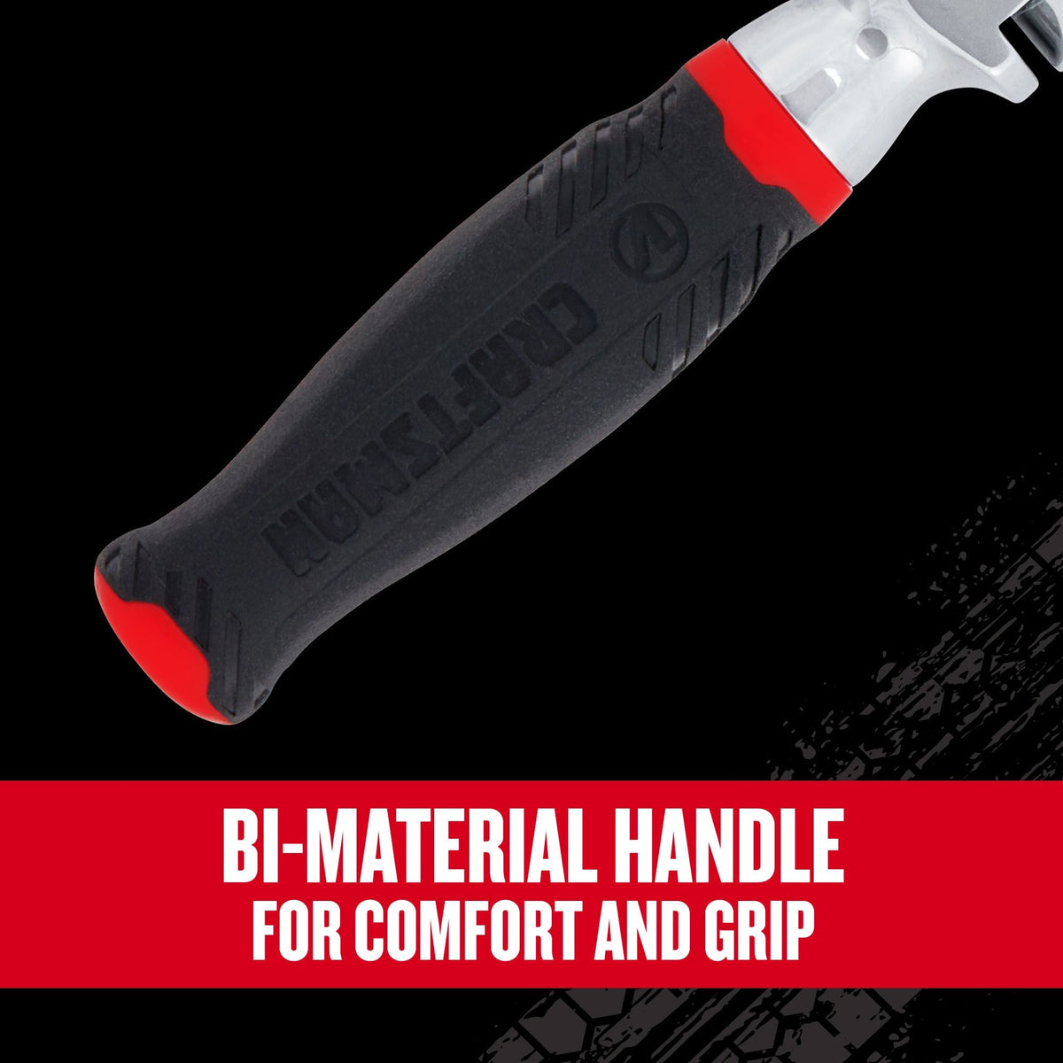 CRAFTSMAN 72-Tooth 1/2-in Drive Quick-Release Ratchet with Comfort Grip
