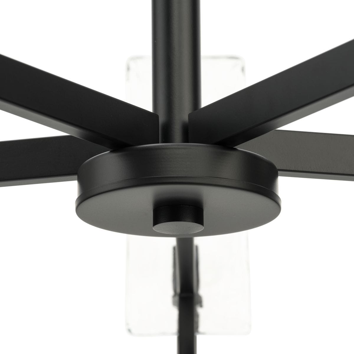 Progress Lighting Rivera 5-Light Matte Black Craftsman Chandelier