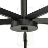 Progress Lighting Rivera 5-Light Matte Black Craftsman Chandelier