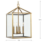 Progress Lighting Hillcrest 4-Light Transitional Chandelier
