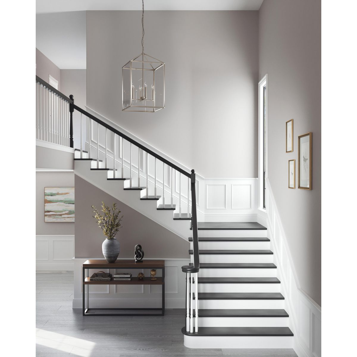 Progress Lighting Hillcrest 4-Light Brushed Nickel Transitional Chandelier