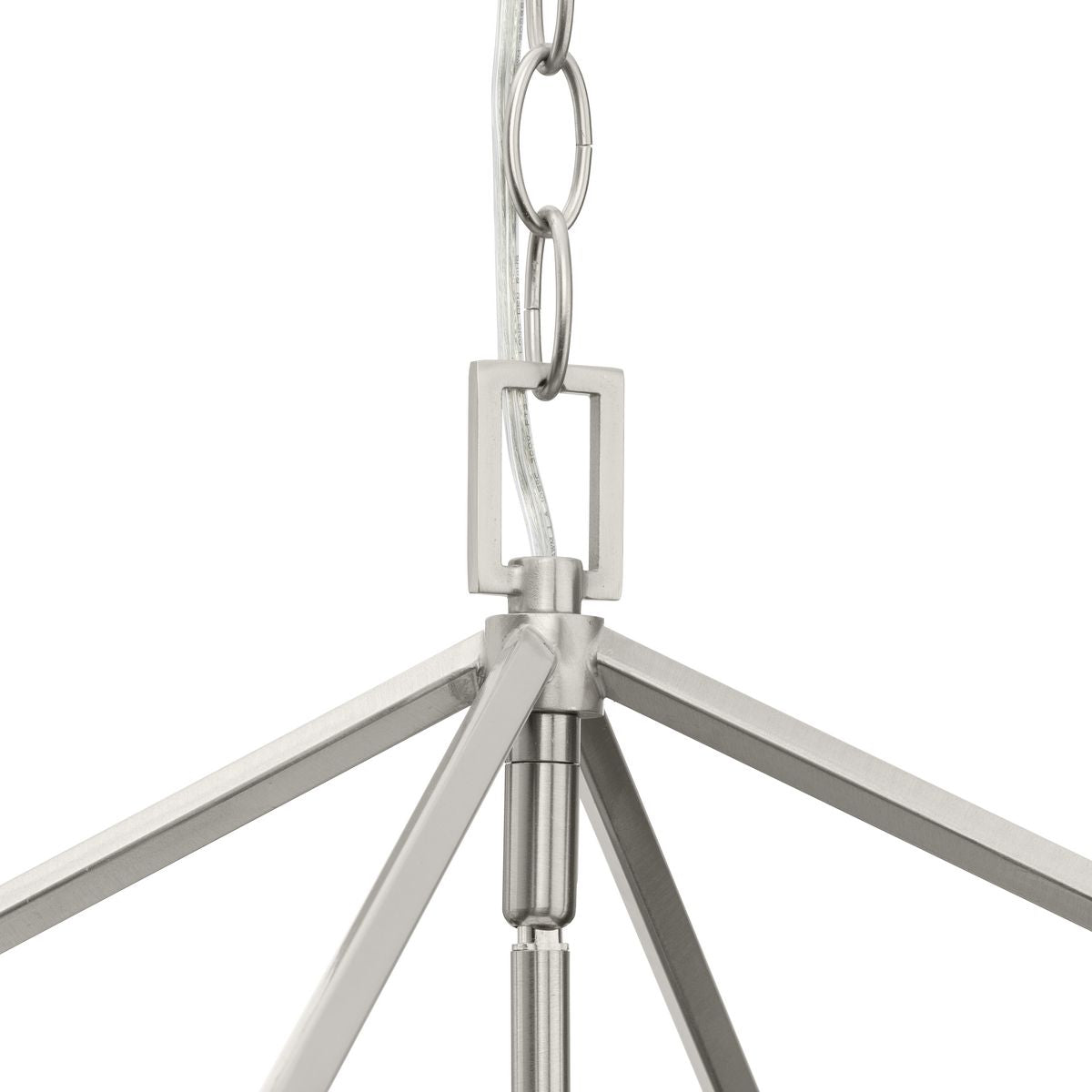Progress Lighting Hillcrest 4-Light Brushed Nickel Transitional Chandelier