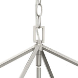 Progress Lighting Hillcrest 4-Light Brushed Nickel Transitional Chandelier