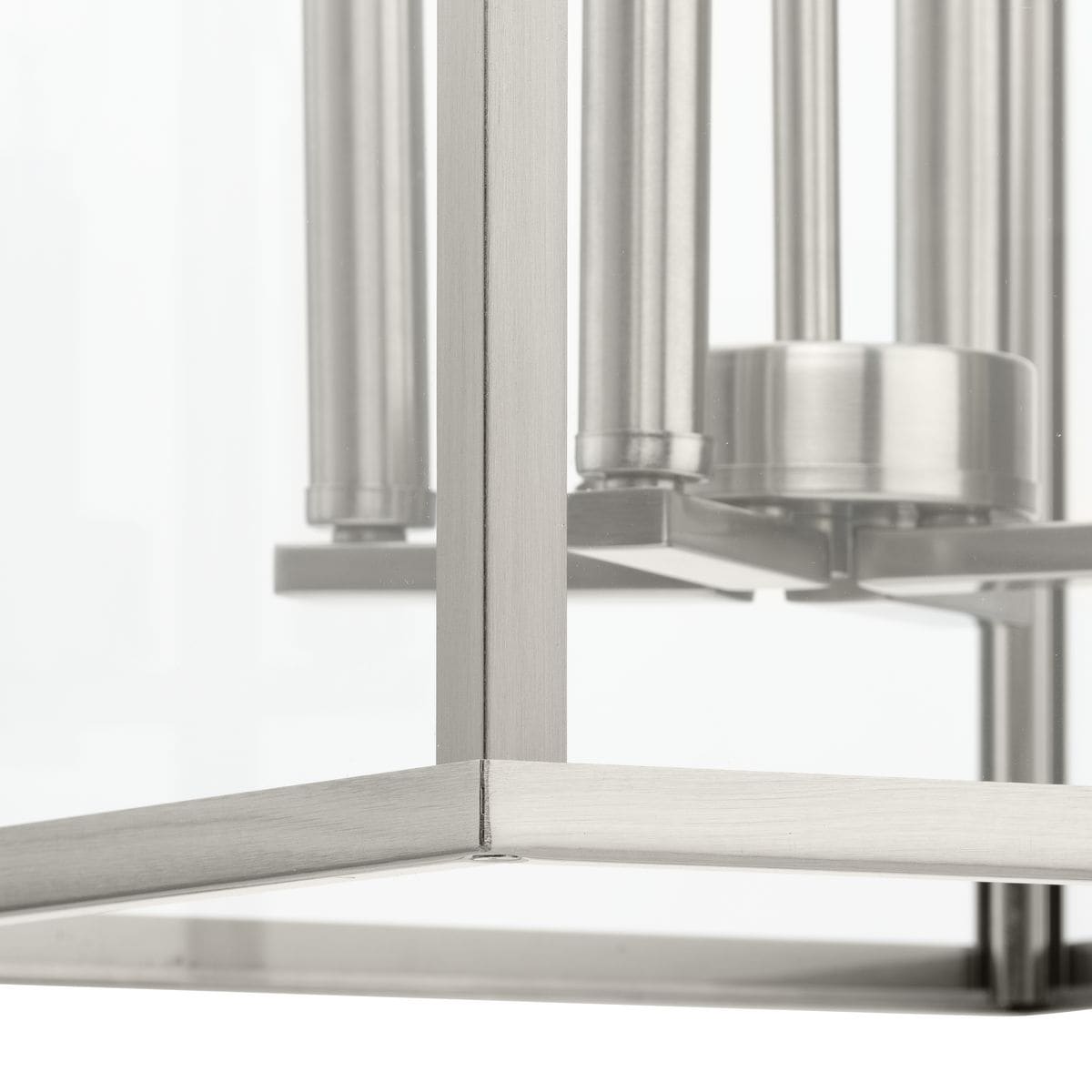 Progress Lighting Hillcrest 4-Light Brushed Nickel Transitional Chandelier