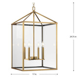 Progress Lighting Hillcrest 4-Light Transitional Chandelier