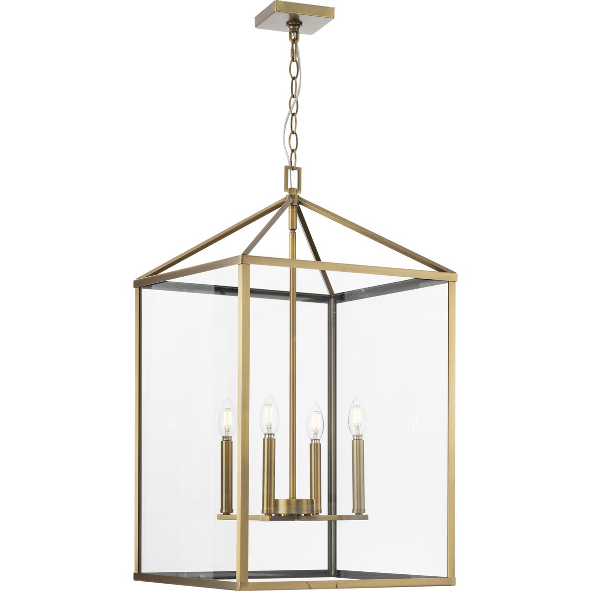 Progress Lighting Hillcrest 4-Light Transitional Chandelier