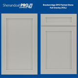 Shenandoah PRO Express Breckenridge 12-in W x 34.5-in H x 24-in D Stone Full Overlay 1-Drawer Base Fully Assembled Plywood Cabinet (Recessed Panel Shaker Style)