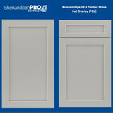 Shenandoah PRO Express Breckenridge 27-in W x 34.5-in H x 24-in D Stone Full Overlay Maple 1-Drawer Base Fully Assembled Plywood Cabinet (Recessed Panel Shaker Style)