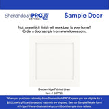 Shenandoah PRO Express Breckenridge 24-in W x 34.5-in H x 24-in D Linen Full Overlay 3-Drawer Base Fully Assembled Plywood Cabinet
