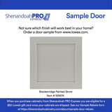 Shenandoah PRO Express Breckenridge 21-in W x 34.5-in H x 24-in D Stone Full Overlay 3-Drawer Base Fully Assembled Plywood Cabinet
