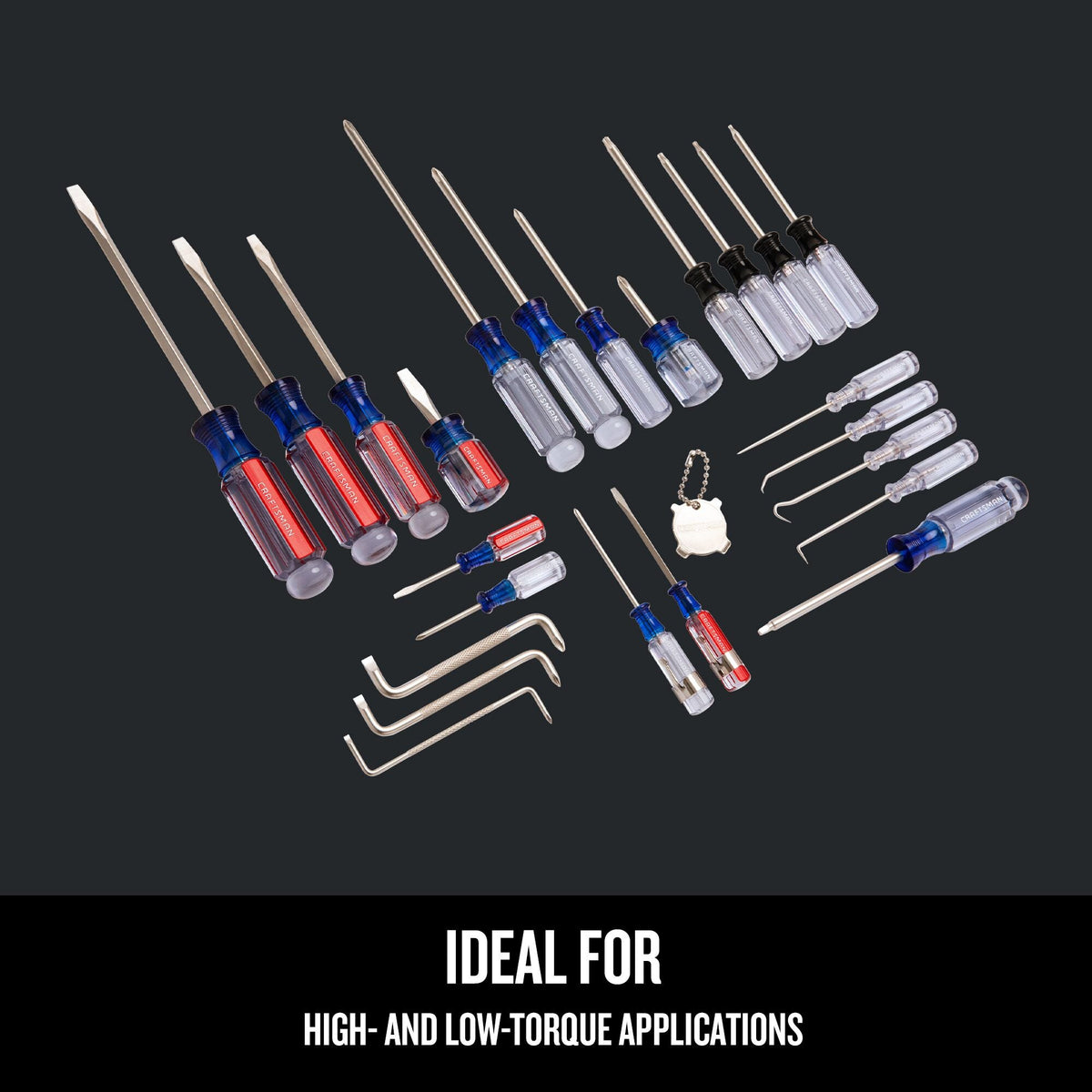CRAFTSMAN 25-Piece Acetate Handle Screwdriver Set, CMHT65046