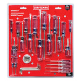 CRAFTSMAN 25-Piece Acetate Handle Screwdriver Set, CMHT65046