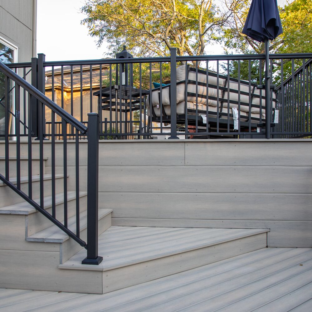 MoistureShield Meridian CoolDeck 1-in x 12-in x 12-ft Catalina Grooved Composite Deck Board