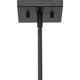 Progress Lighting Boundary 4-Light Matte Black Modern/Contemporary Chandelier