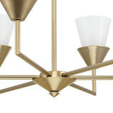 Progress Lighting Pinellas 6-Light Gold Modern/Contemporary Chandelier