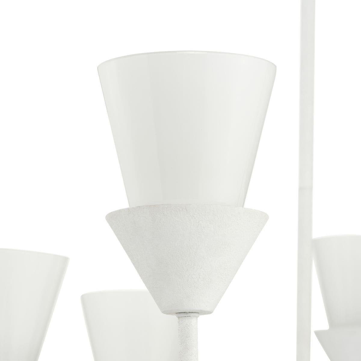 Progress Lighting Pinellas 8-Light White Modern/Contemporary Chandelier