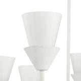 Progress Lighting Pinellas 8-Light White Modern/Contemporary Chandelier