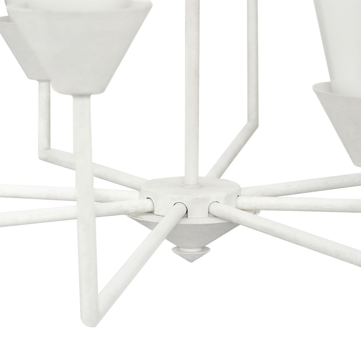 Progress Lighting Pinellas 8-Light White Modern/Contemporary Chandelier