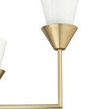 Progress Lighting Pinellas 8-Light Gold Modern/Contemporary Chandelier