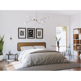 Progress Lighting Haas 6-Light Brushed Nickel Mid-century Chandelier