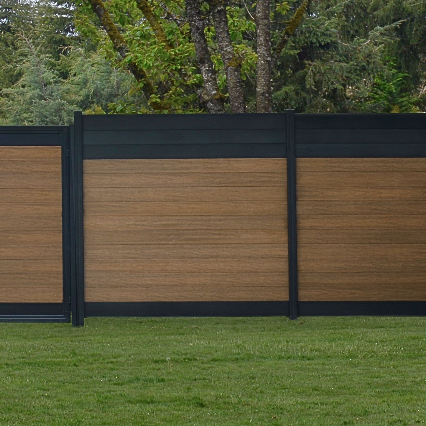 Infinity Euro 6-ft H x 6-ft W King Cedar Privacy Composite Fence Panel