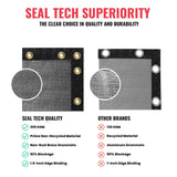 SEALTECH 6-ft H x Gray Non-Recycled Polypropylene Chain Link Fence Screen