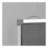 Project Source 40000 Series Replacement 30-in x 54-in x 1-3/4-in Jamb Silver Aluminum Single-Pane Single-Hung Window, Half Screen Included