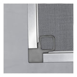 Project Source 40000 Series Replacement 30-in x 54-in x 1-3/4-in Jamb Silver Aluminum Single-Pane Single-Hung Window, Half Screen Included