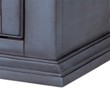 CRAFT + MAIN 24-in x 28-in x 8-in Aegean Blue Soft Close Bathroom Wall Cabinet