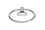 Project Source Seton Chrome Wall Mount Towel Ring