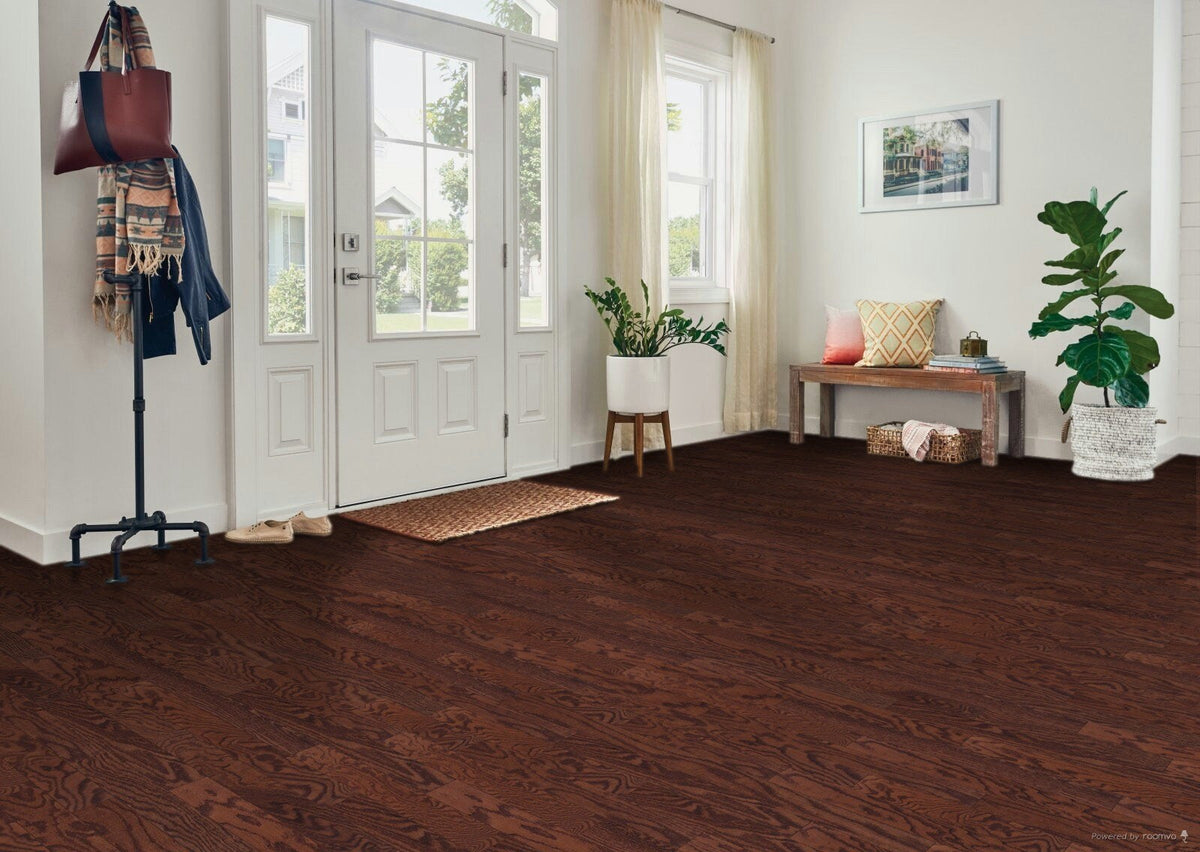 Bruce (Sample) Turlington Lock and Fold Cherry Oak Engineered Smooth/Traditional Hardwood Flooring