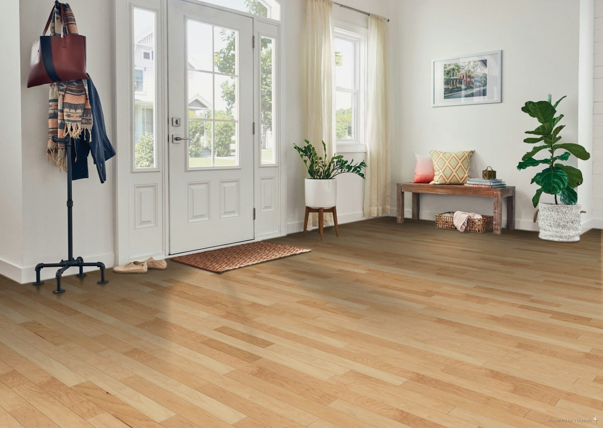 Bruce (Sample) Turlington Lock and Fold Natural Maple Engineered Smooth/Traditional Hardwood Flooring