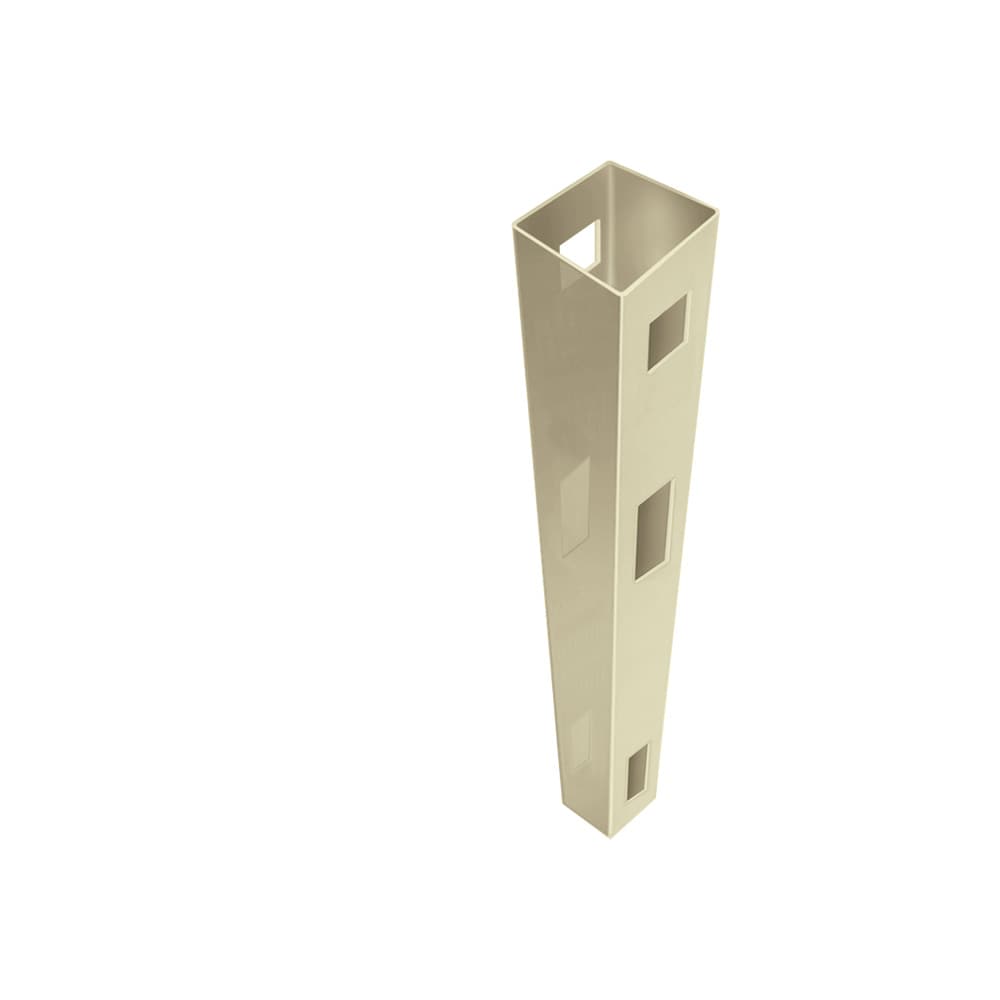 Freedom Portsmouth 9-ft H x 5-in W Sand Vinyl Line Fence Post (Unassembled)